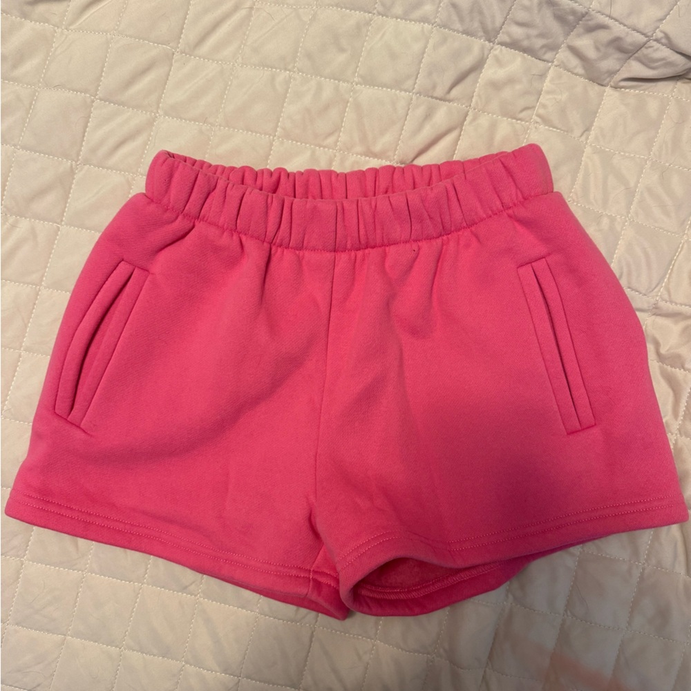 Pink Women's Sweat Shorts